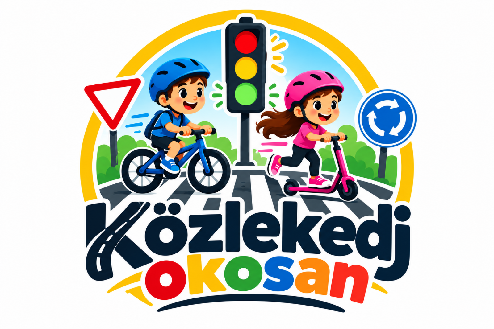 Közlekedj okosan logó